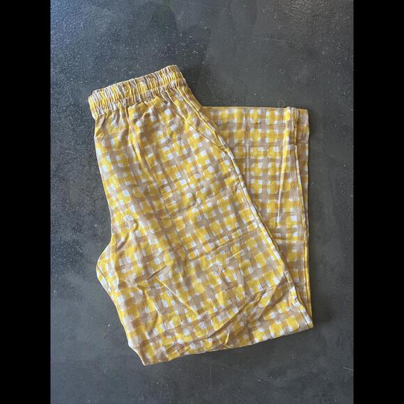 Happy French Gang Omar Summer Grid Pants yellow - Picture 3 of 6